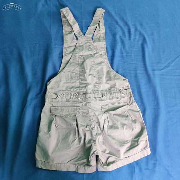 S. Deer Gray Regal Suit Tux Pleated Shorts Romper Jumpsuit - Picture 4 of 8